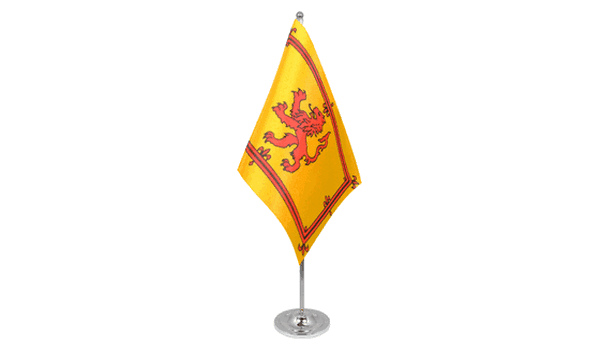 Scotland Lion Satin Table Flag